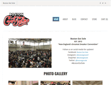 Tablet Screenshot of bostongotsole.com